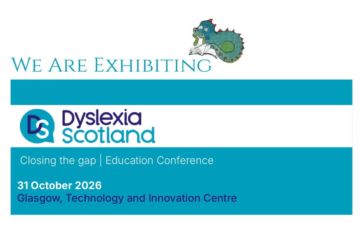 Lex The Saurus exhibiting at Dyslexia Scotland